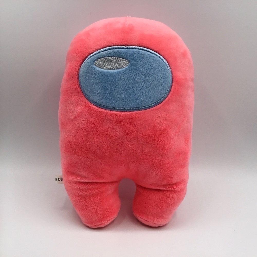 AMONG Us Crewmate Plush 9” Super Soft Pink Blue With Suction Cup Video…